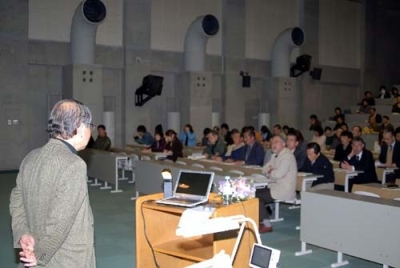 ＜写真＞東北芸術工科大学での最終講義